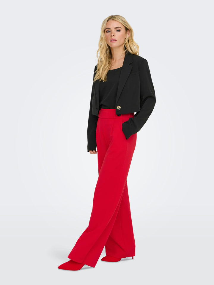 Jacqueline de Yong 15208430 Geggo lange broek dames rood - L32
