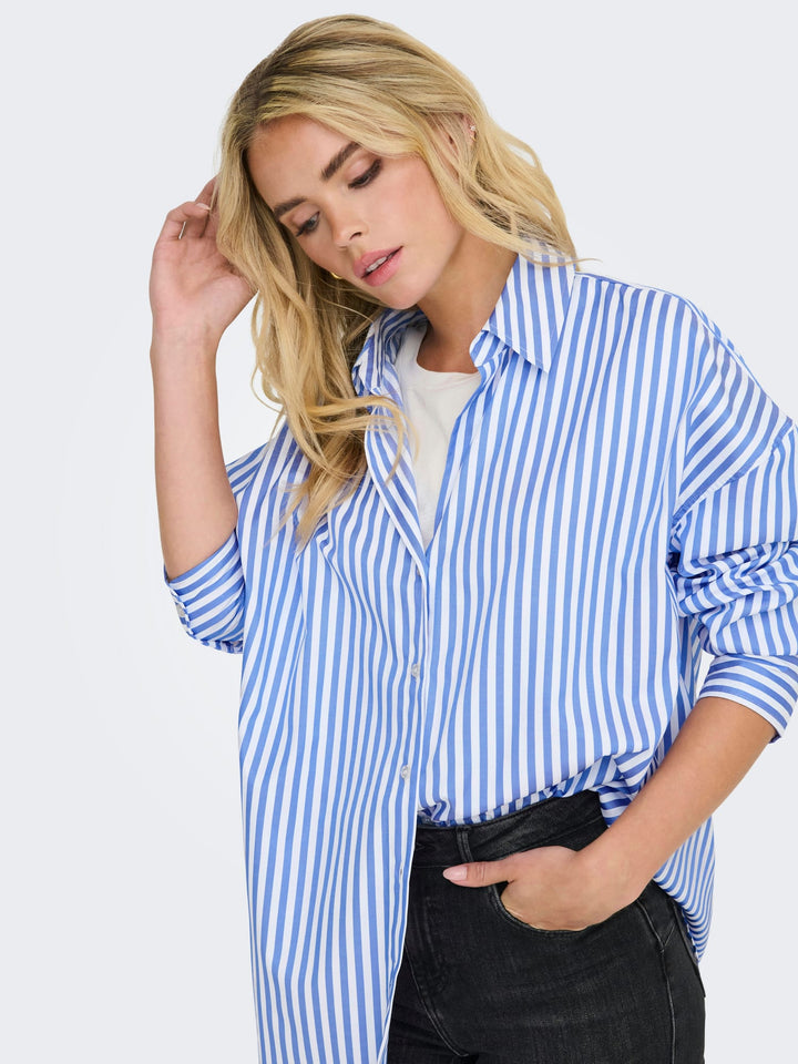 Jacqueline de Yong Vesper blouse wit dessin – dames