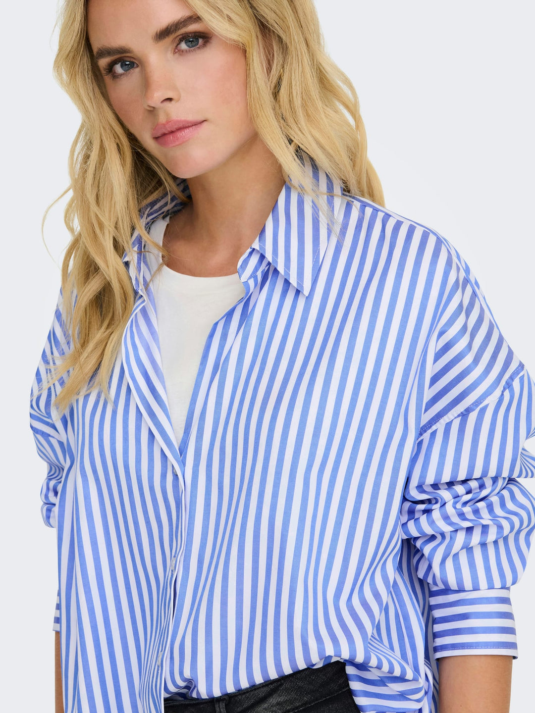 Jacqueline de Yong Vesper blouse wit dessin – dames