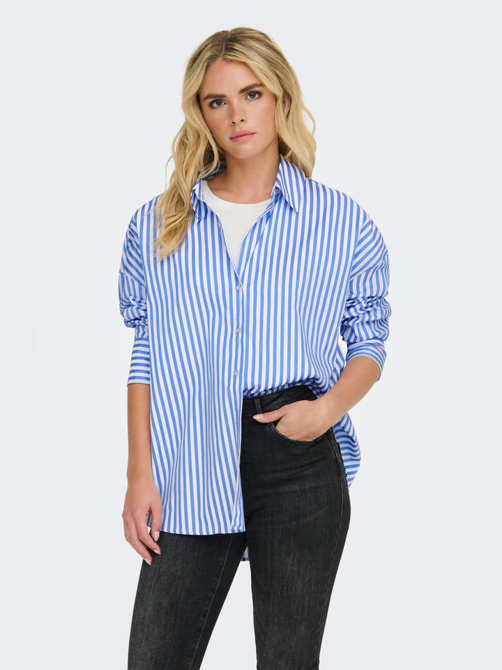 Jacqueline de Yong Vesper blouse wit dessin – dames