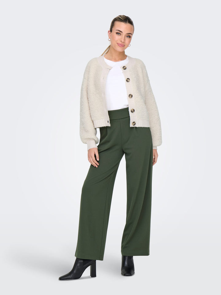 jacqueline de yong 15337012 Eira vest gebreid beige