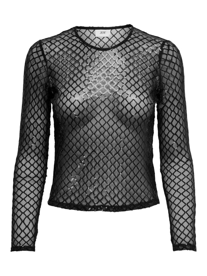 Jacqueline de Yong Hubby top zwart – dames