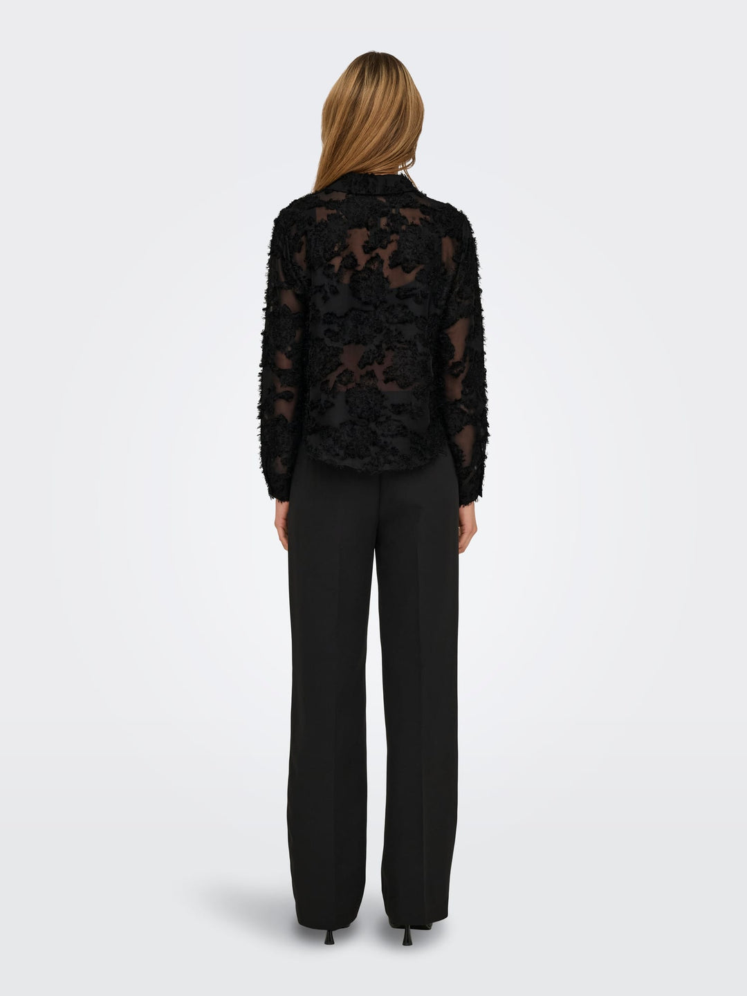 Jacqueline de Yong 15332572 Maia blouse l/m zwart