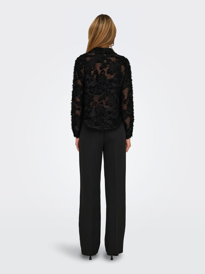 Jacqueline de Yong 15332572 Maia blouse l/m zwart