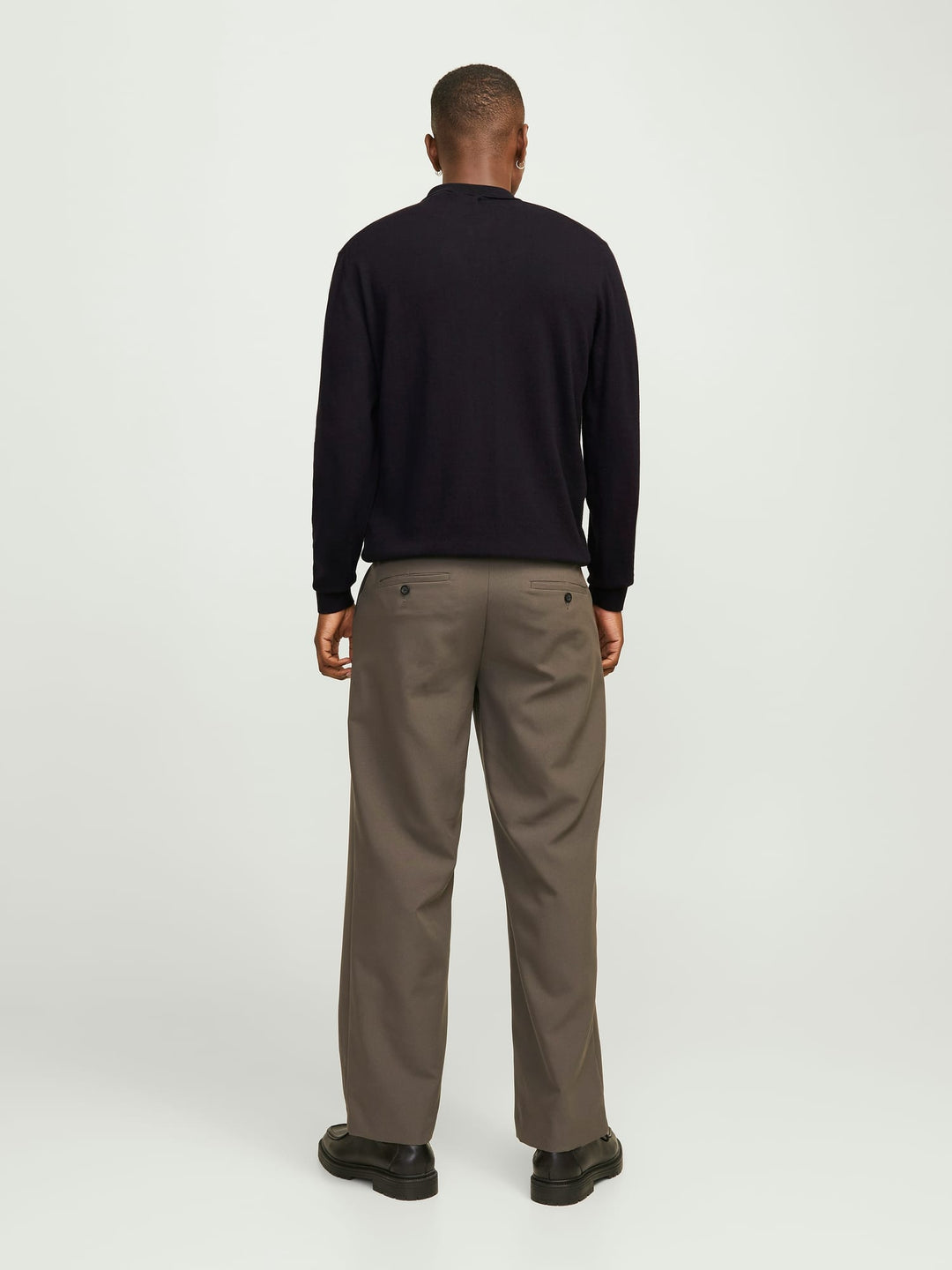 Jack & Jones trui zwart – JJEEMIL KNIT POLO