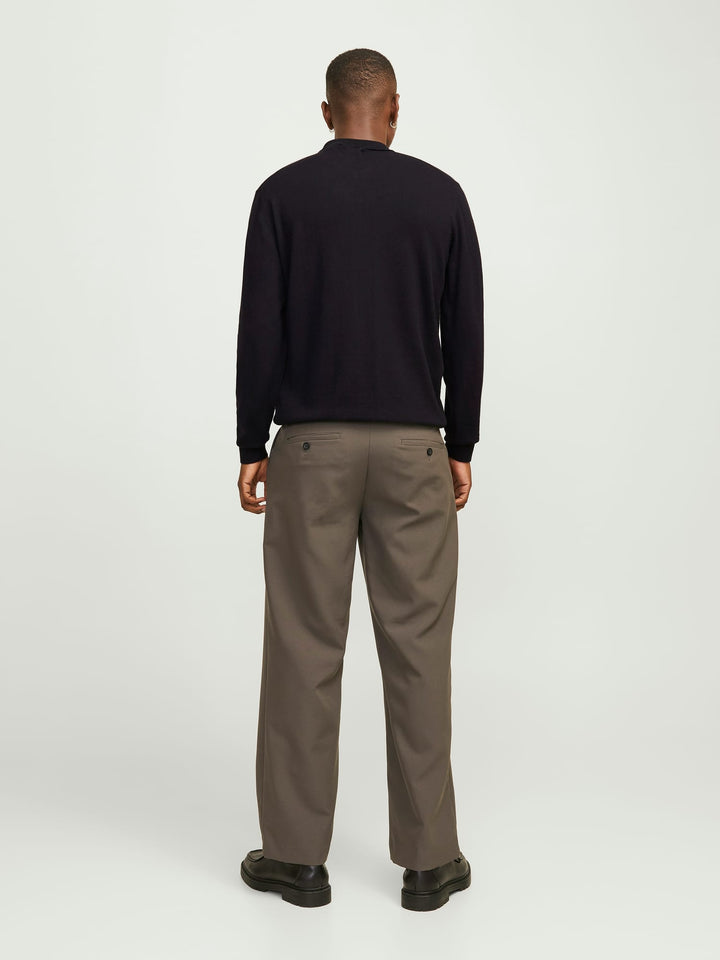 Jack & Jones trui zwart – JJEEMIL KNIT POLO