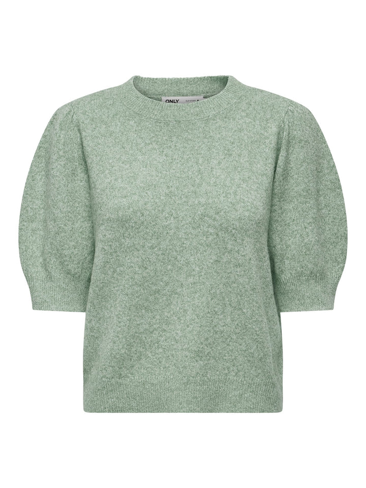 Only ONLRICA 2/4 pullover groen melee – damestrui
