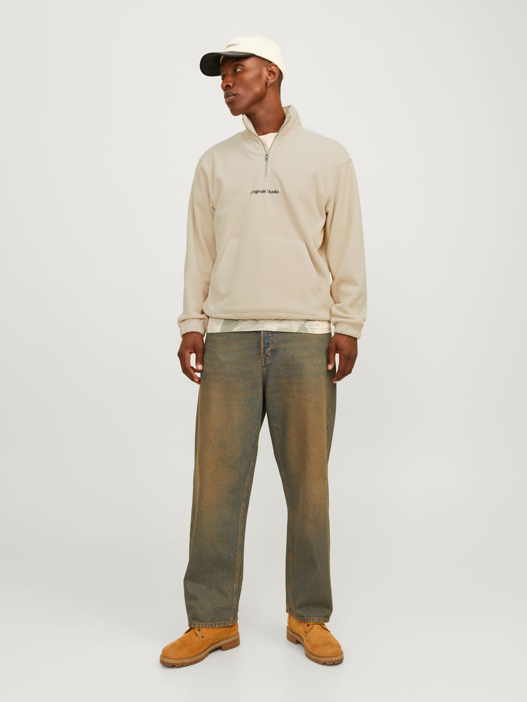 Jack & Jones sweater heren beige – JORVESTERBRO