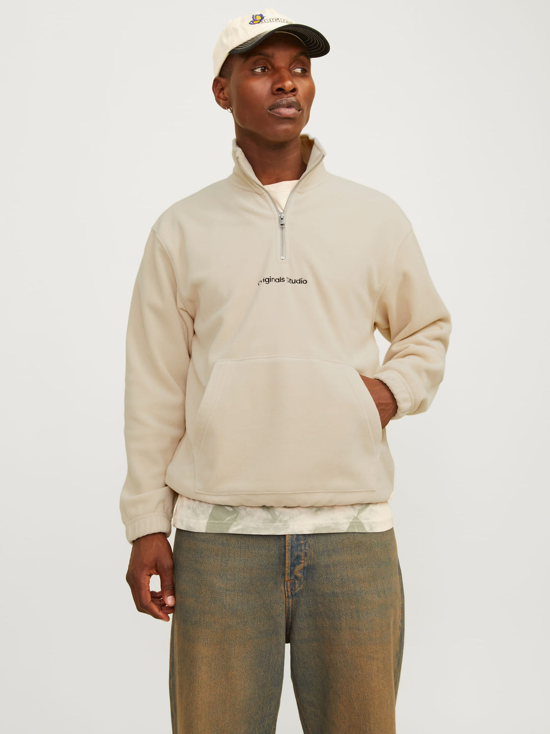 Jack & Jones sweater heren beige – JORVESTERBRO