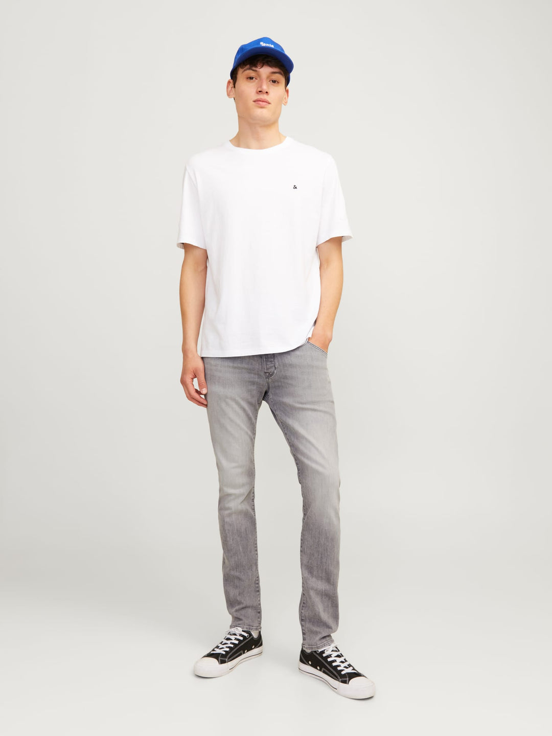 Jack & Jones Glenn slim fit jeans grey denim – heren - L34