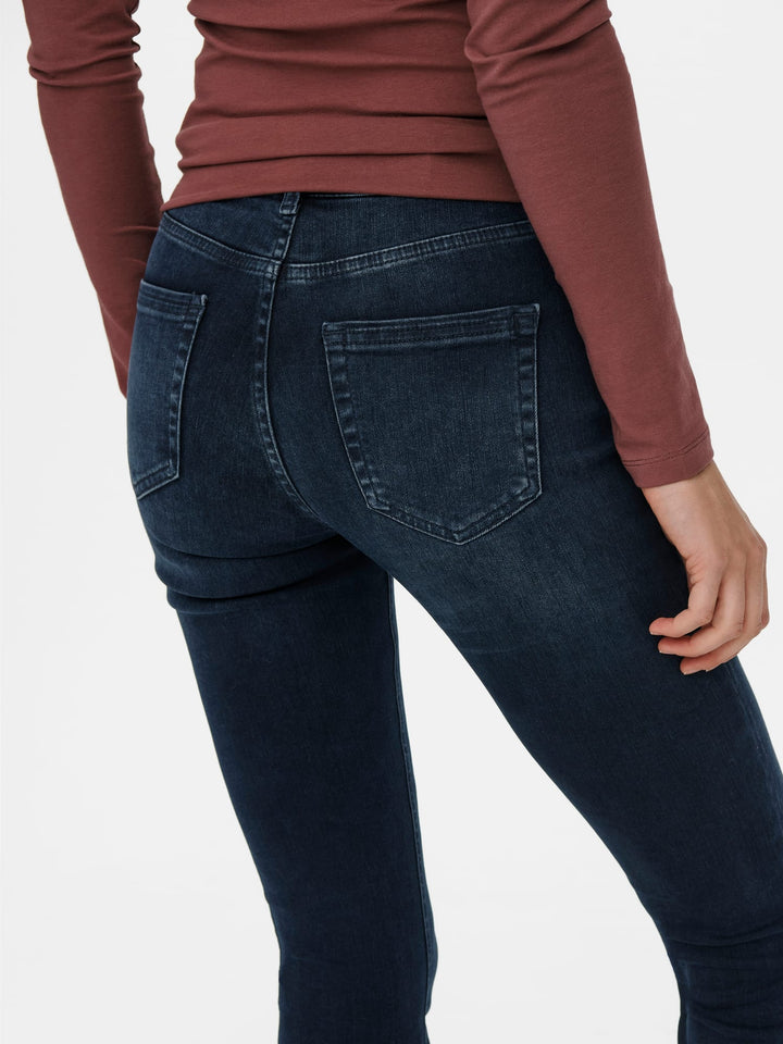 Only flared jeans blauw denim - dames - Blue Denim - L32