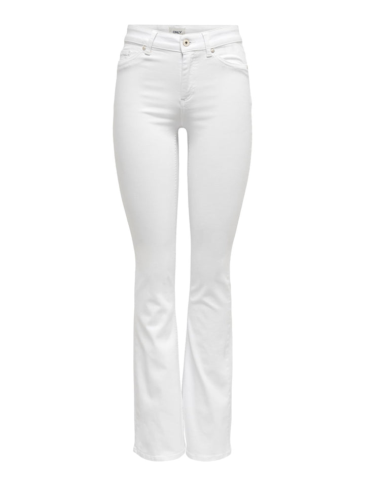 Only 15313015 Blush jeans bootcut flare fit wit – dames - L34