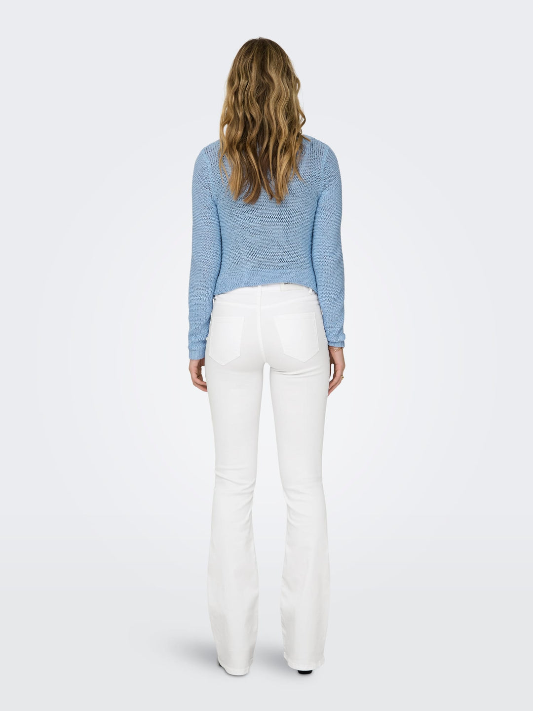 Only 15313015 Blush jeans bootcut flare fit wit – dames - L34