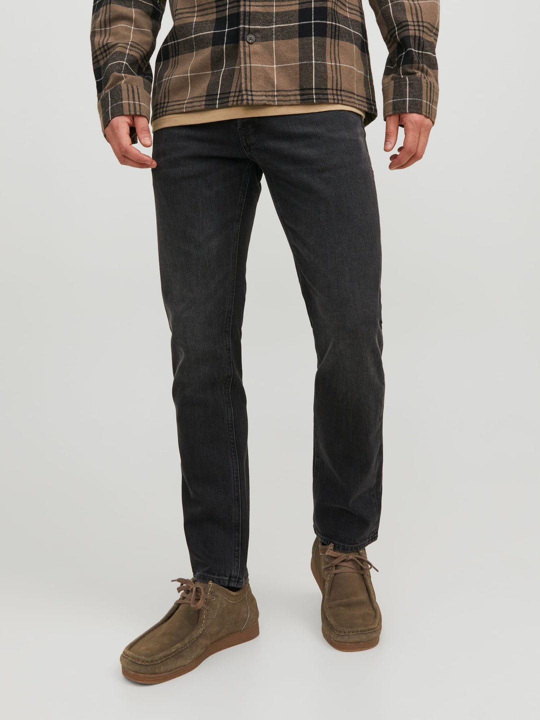 Jack & Jones JJIMIKE tapered fit jeans zwart - heren - Black Denim - L32