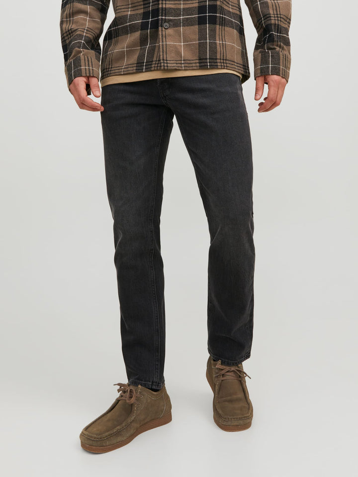 Jack & Jones JJIMIKE tapered fit jeans zwart - heren - Black Denim - L32