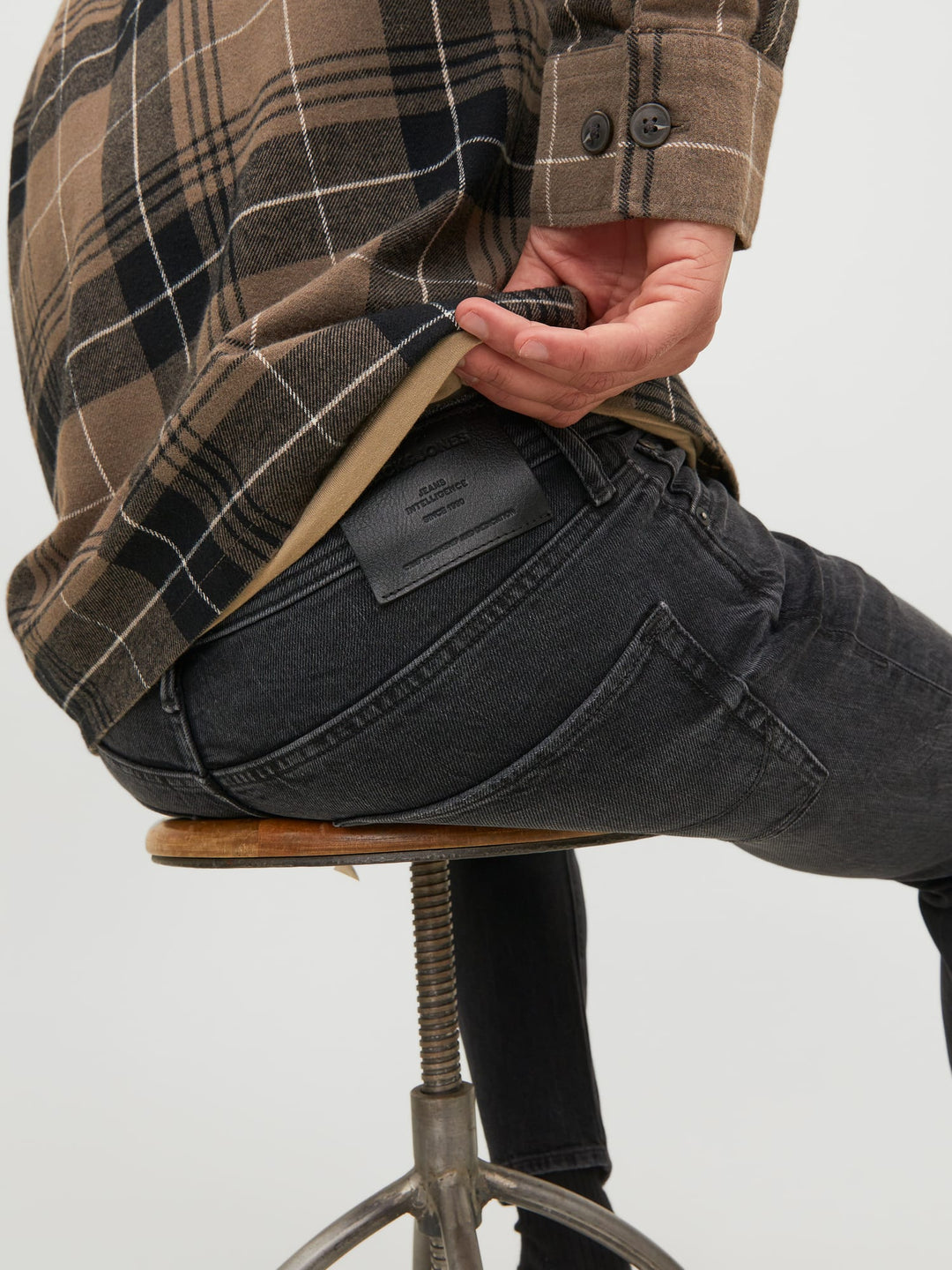 Jack & Jones JJIMIKE tapered fit jeans zwart - heren - Black Denim - L32