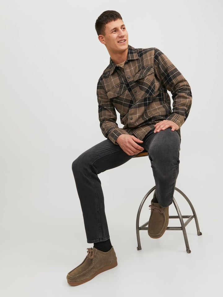 Jack & Jones JJIMIKE tapered fit jeans zwart - heren - Black Denim - L32