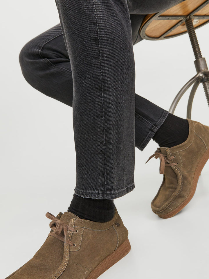 Jack & Jones JJIMIKE tapered fit jeans zwart - heren - Black Denim - L34