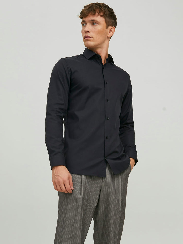 Jack & Jones Blaparker overhemd l/m zwart – heren