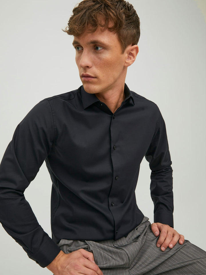 Jack & Jones Blaparker overhemd l/m zwart – heren
