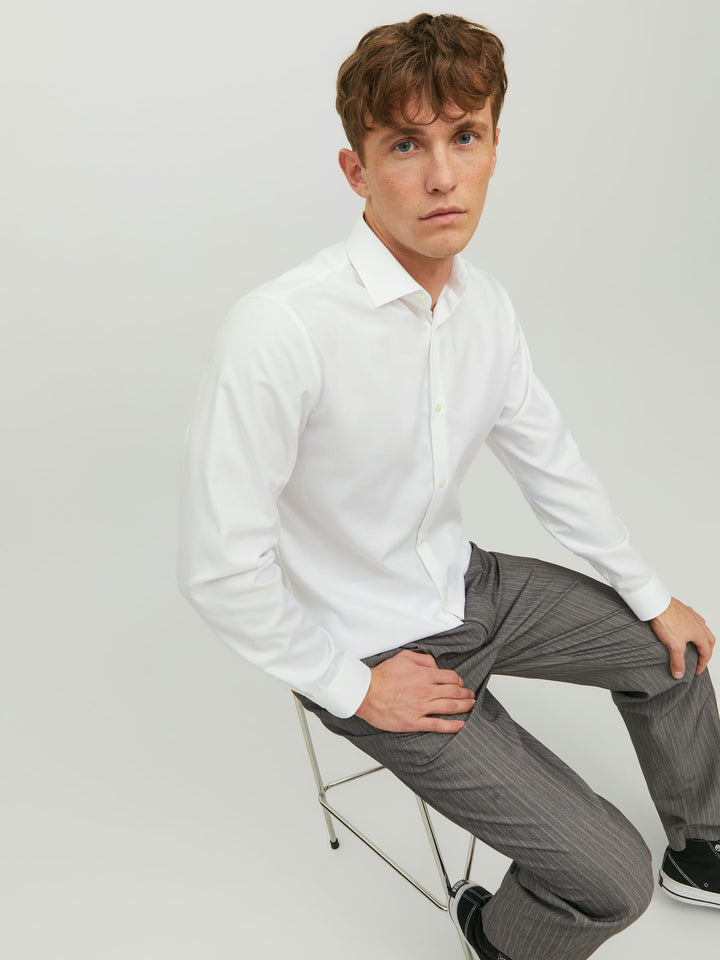 Jack & Jones Blaparker overhemd l/m – heren - Wit