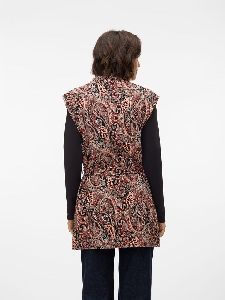 VERO MODA gewatteerd gilet dames brique – VMMABLE MAGDA
