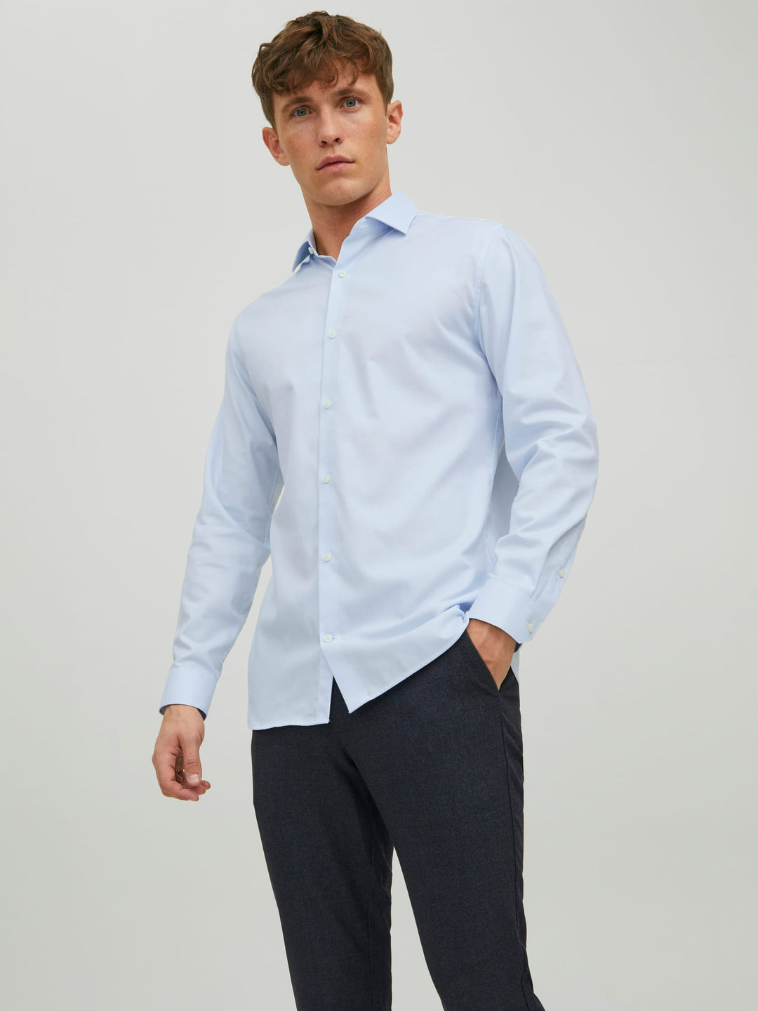 Jack & Jones Blaparker overhemd l/m lichtblauw – heren