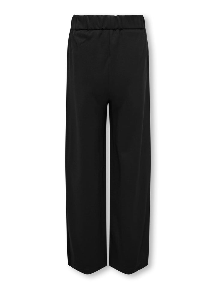 Kids Only KOGPOPTRASH LIFE WIDE PANT zwart – meisjes