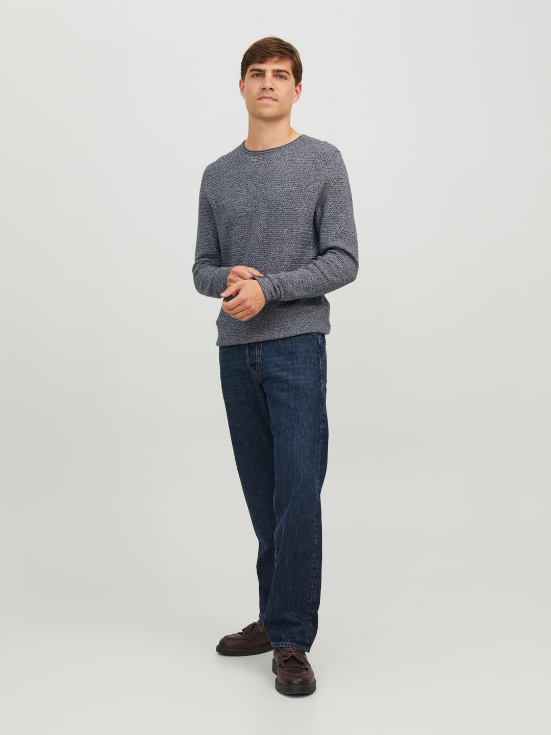 Jack & Jones JPRBLUMIGUEL trui blauw melee – heren