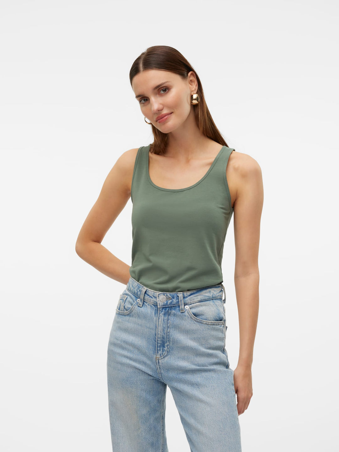 VERO MODA Lulu singlet olijf – dames