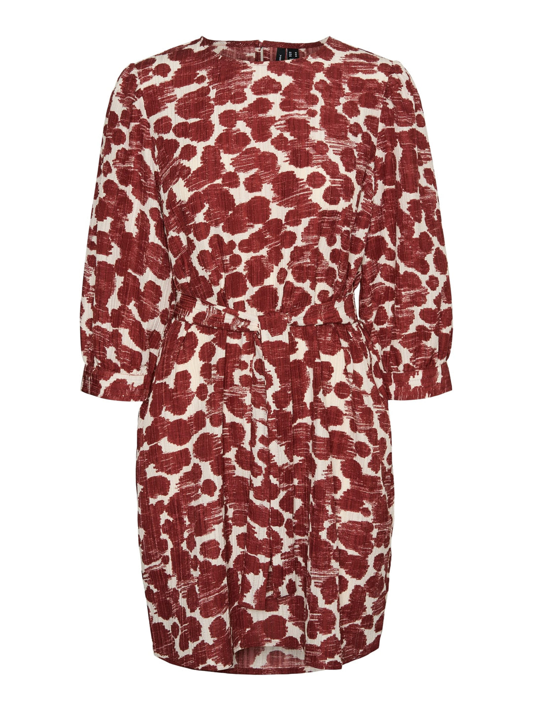 VERO MODA 10311130 Pila jurk kort dames – rood dessin