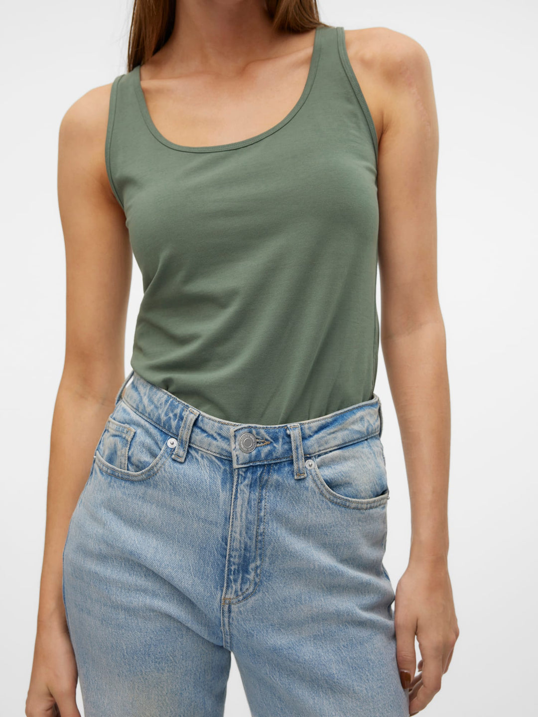 VERO MODA Lulu singlet olijf – dames