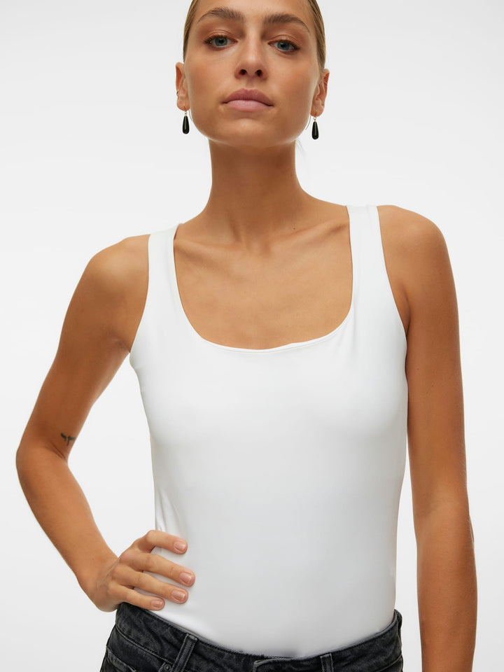 VERO MODA 10305800 Million singlet – dames - Off-white