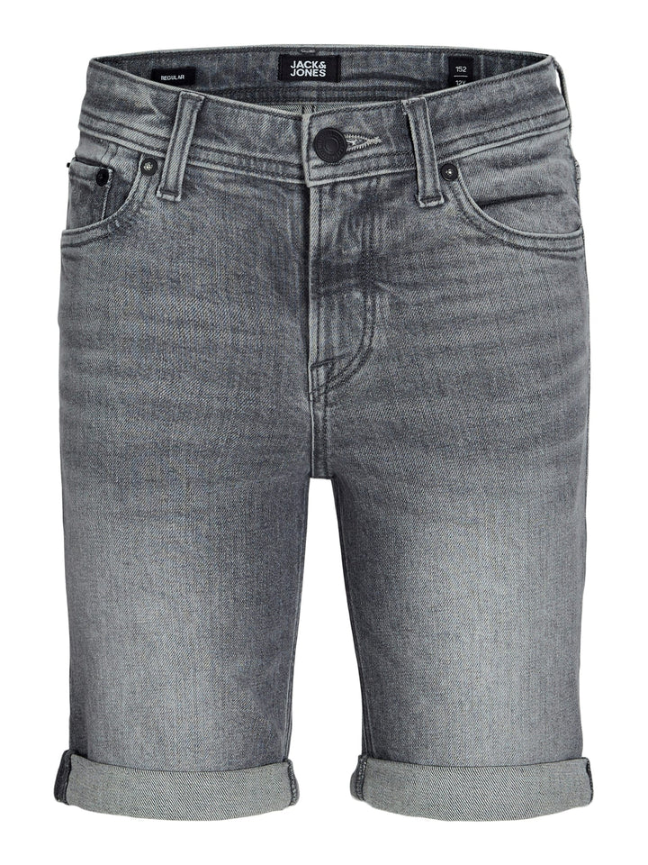 Jack & Jones Kids short denim jongens - grey denim