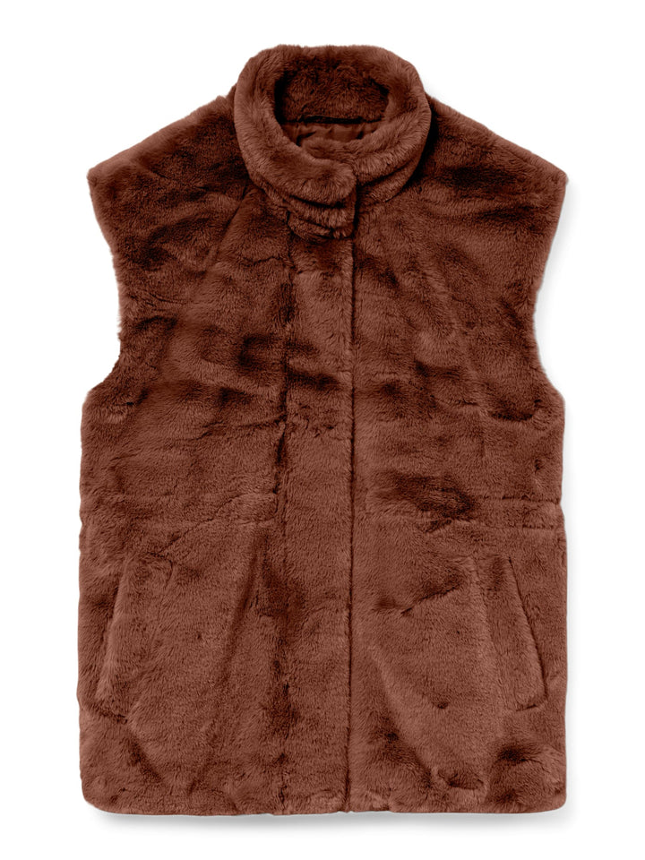 VERO MODA gilet bruin – dames