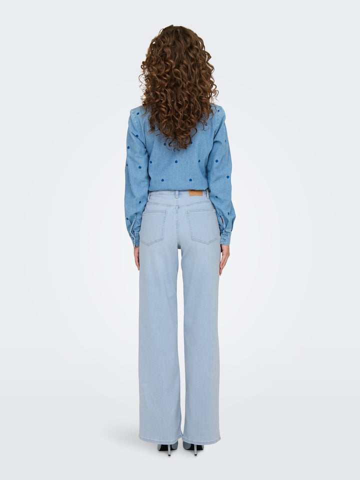 Only Madison jeans loose fit blauw denim – dames - Blue Denim - L32