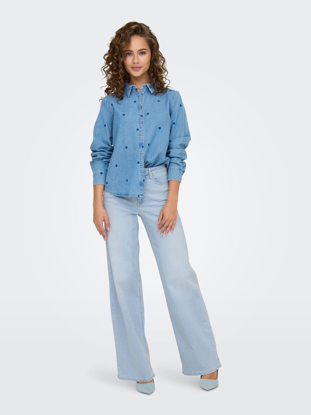 Only madison jeans loose fit blauw denim – dames - Blue Denim - L30