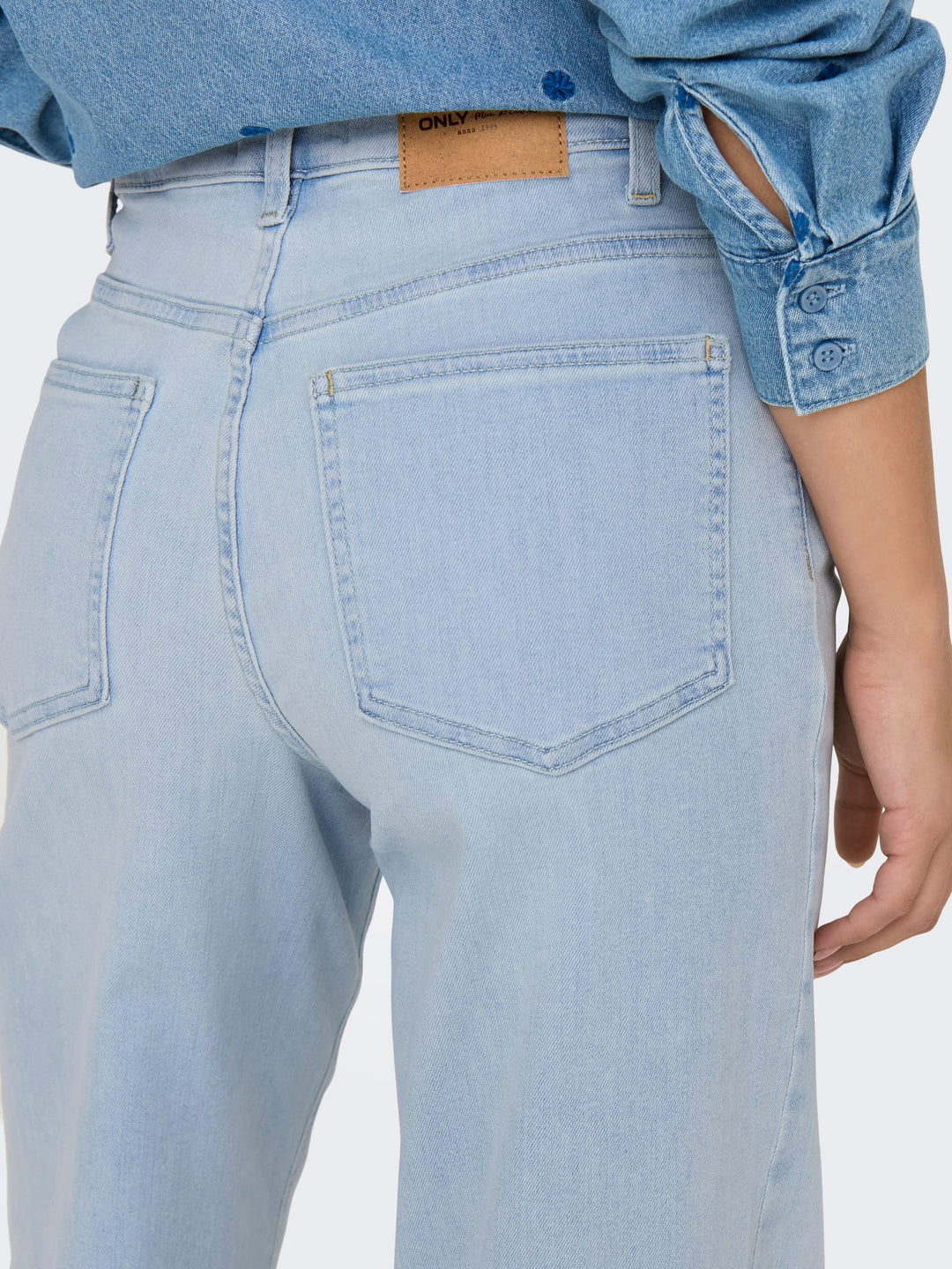 Only Madison jeans loose fit blauw denim – dames - Blue Denim - L34