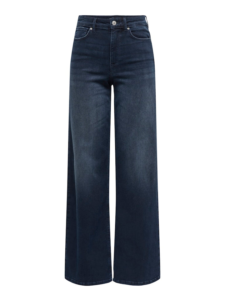 Only madison wide fit jeans – dames - Blue Denim - L34