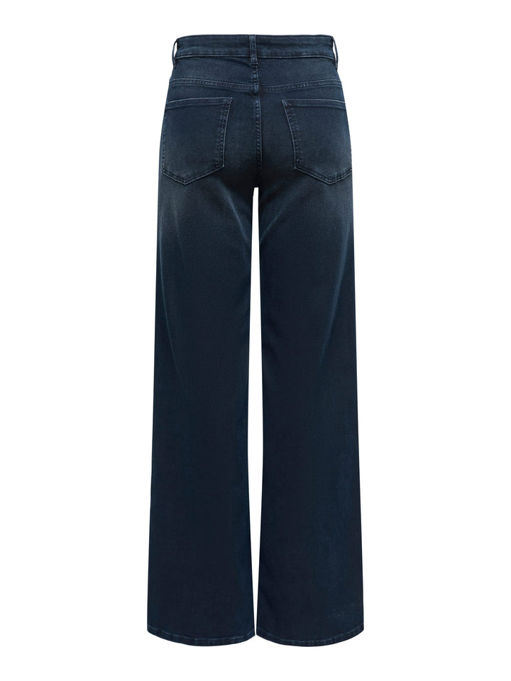 Only madison wide fit jeans – dames - Blue Denim - L34