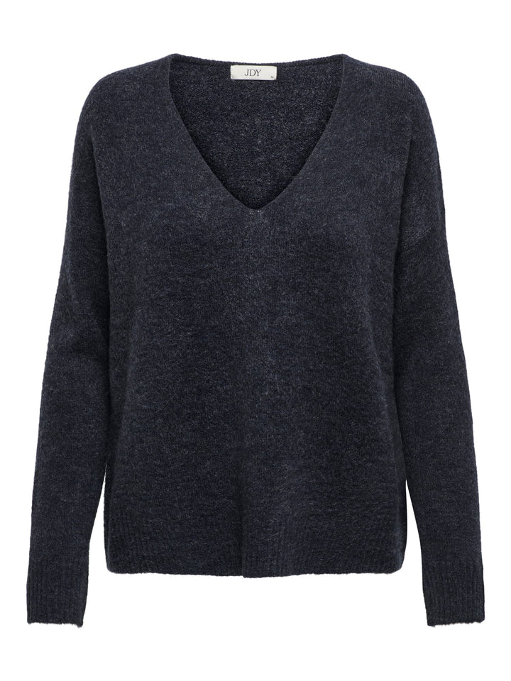 Jacqueline de Yong gebreide pullover zwart – dames