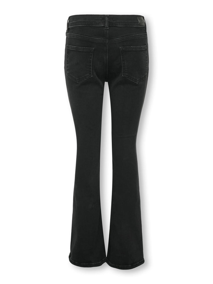 Kids Only 15353330 Blush jeans bootcut flare fit – meisjes - Black Denim