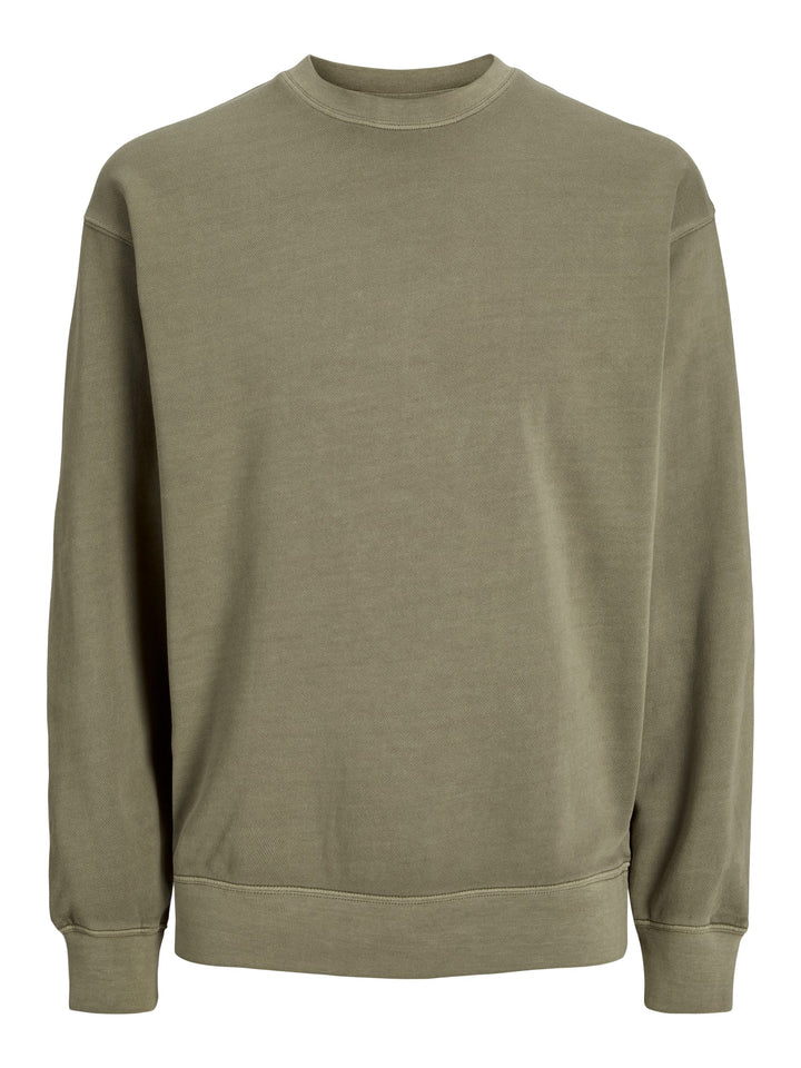 Jack & Jones JJECHARGE FADED SWEAT CREW NECK – heren - Lichtgrijs