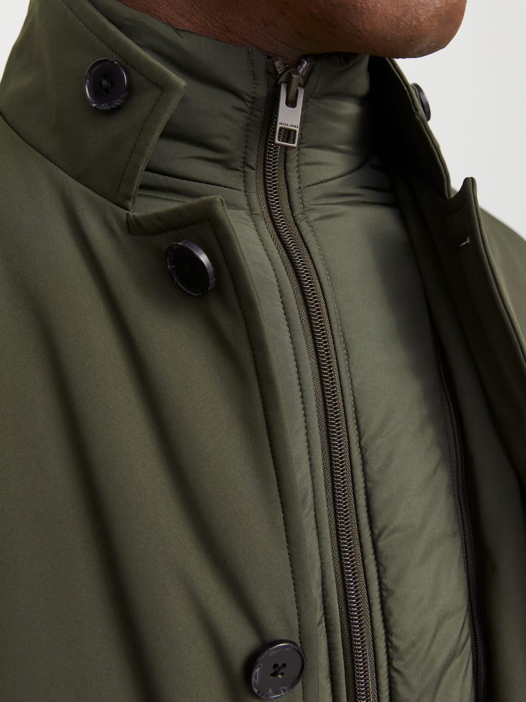 Jack & Jones 12264837 blaremy winterjas army – heren