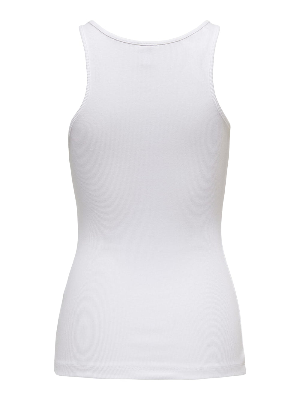 Only ONLKENYA RIB TANK TOP JRS – dames singlet wit
