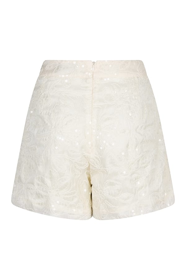 Lofty Manner QE52 - Short Candice rok mini dames wit dessin