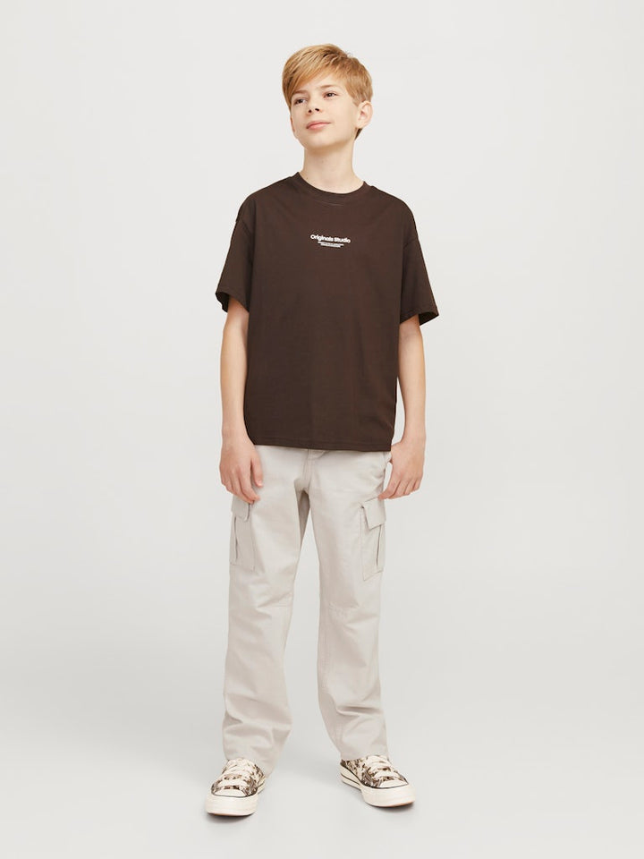 Jack & Jones Kids cargobroek beige – jongens