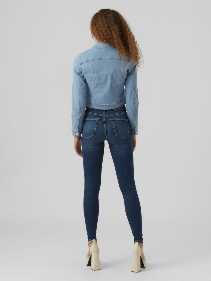 VERO MODA Luna denim jack – dames - Blue Denim