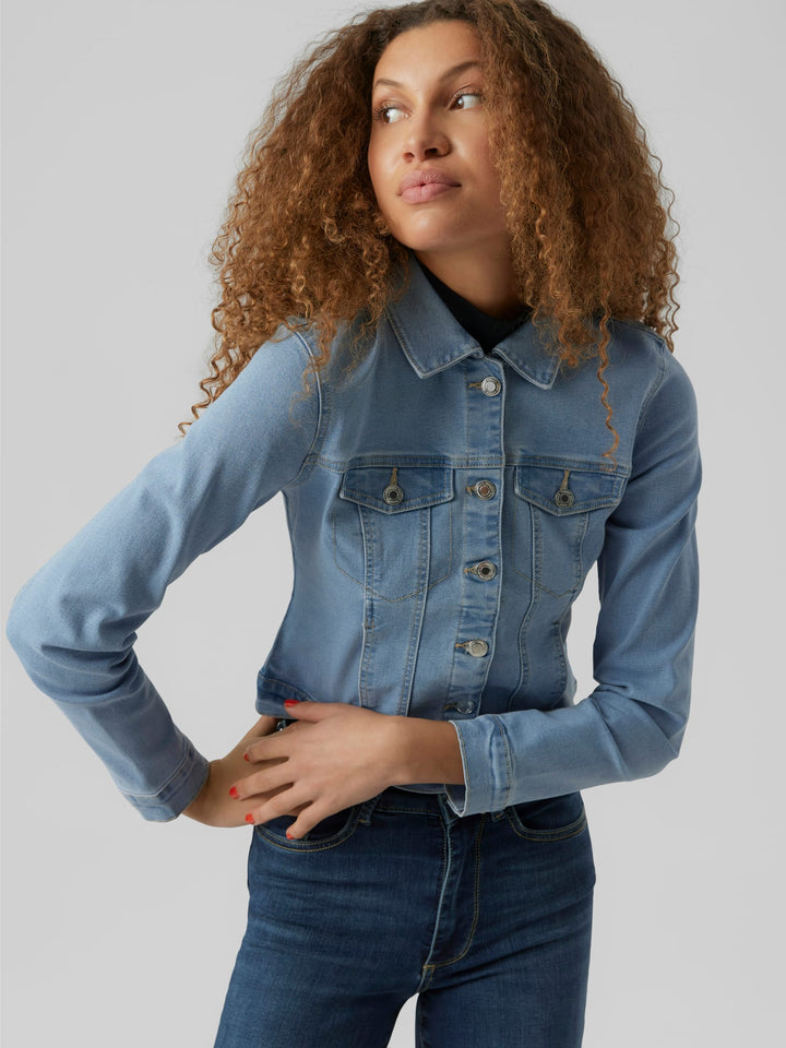 VERO MODA Luna denim jack – dames - Blue Denim