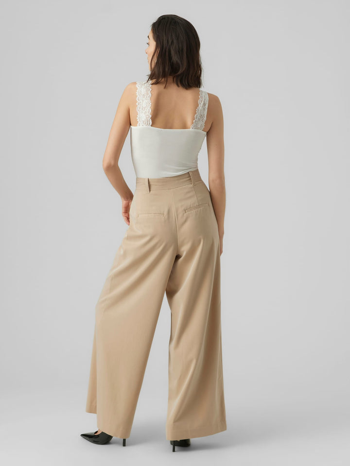VERO MODA VMROSA SL TOP JRS NOOS – dames singlet - Off-white